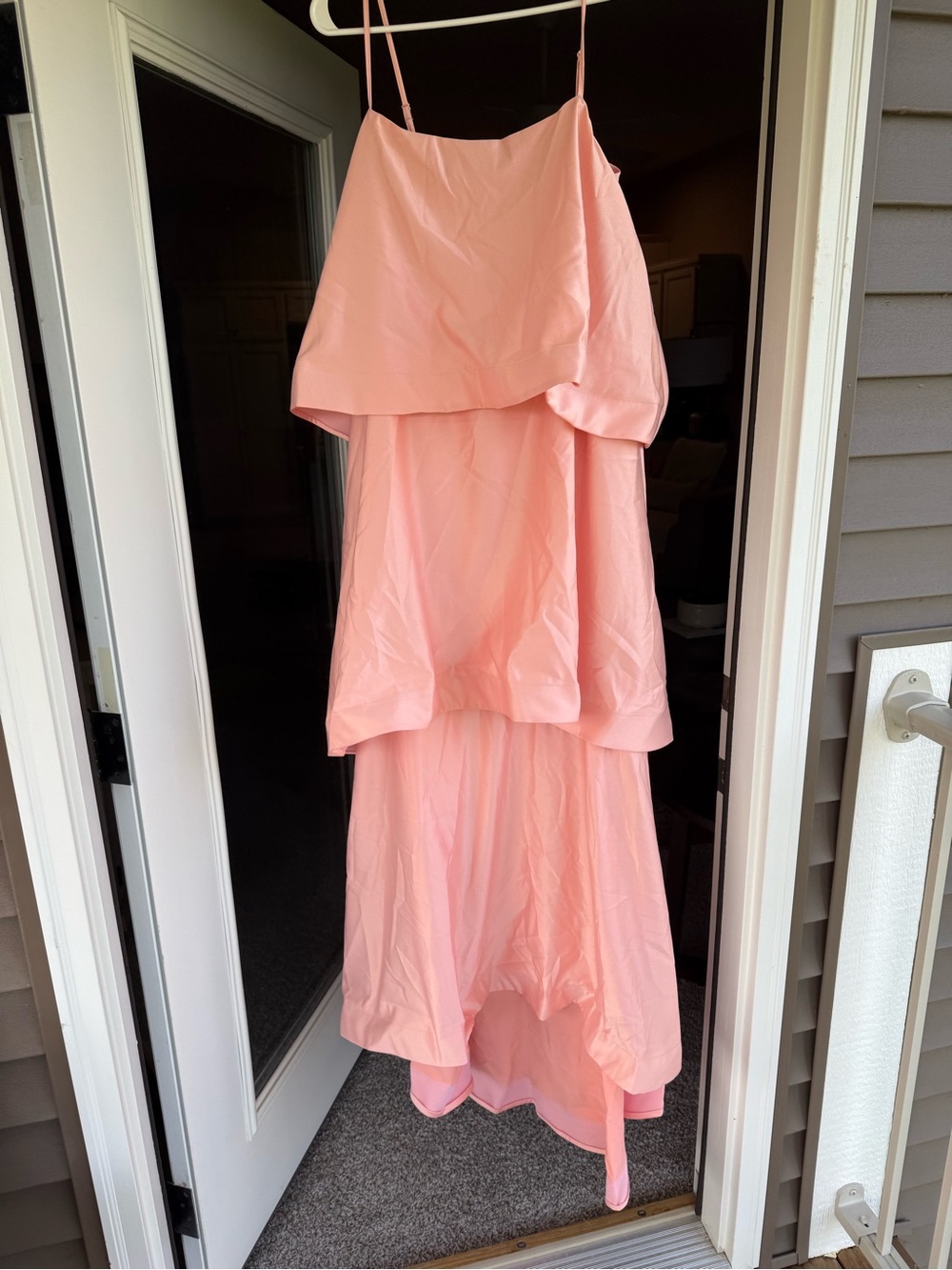 PrettyLittleThing Blush Pink Satin Dress